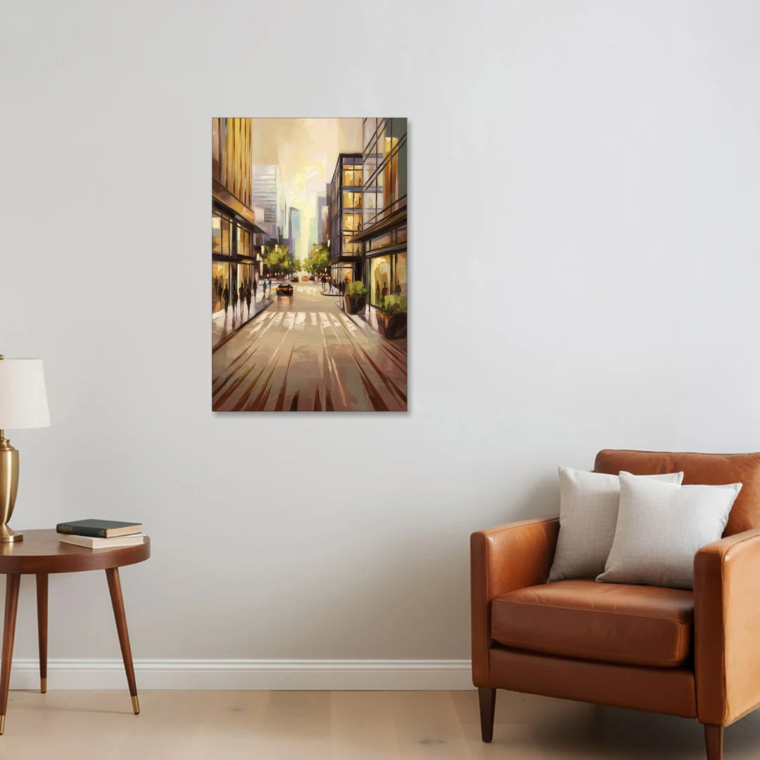 Arlington Urban Streets - Canvas Wall Art - Sofa - 24x36