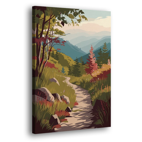 Asheville Appalachian Trail Views - Canvas Wall Art