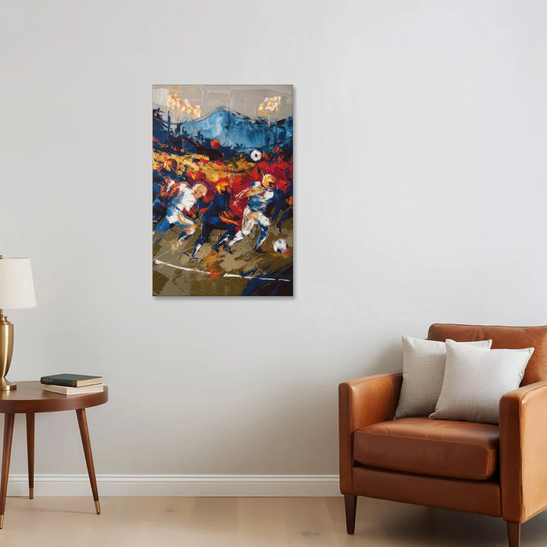 Asheville Sports Team Spirit - Canvas Wall Art - Sofa - 24x36