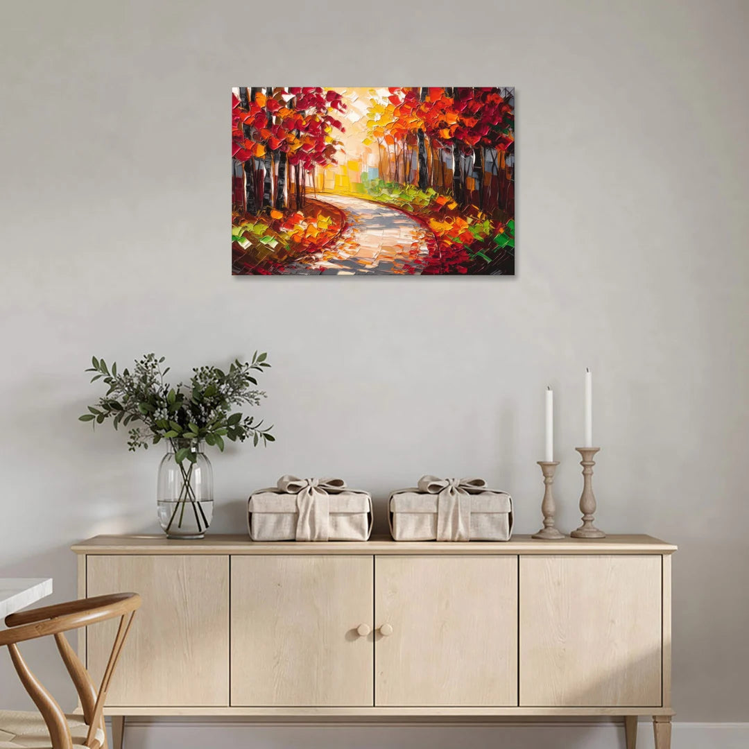 Ashland Autumn Forest - Canvas Wall Art - Coffee Table - 36x24