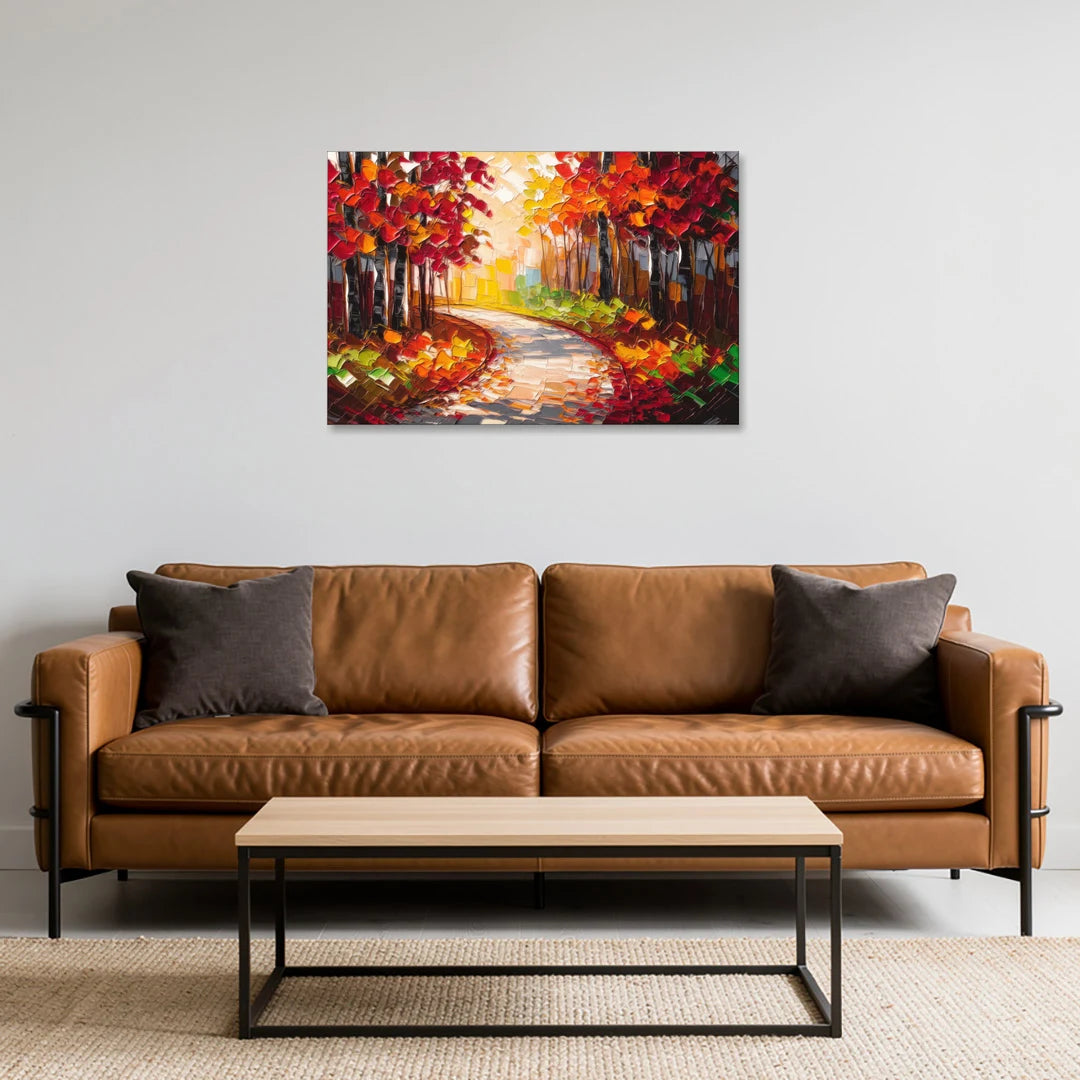 Ashland Autumn Forest - Canvas Wall Art - Sofa - 36x24