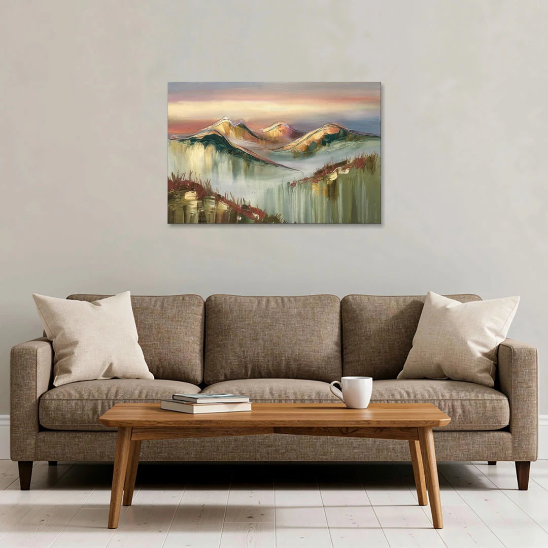 Ashland Mountain View - Canvas Wall Art - Sofa - 36x24