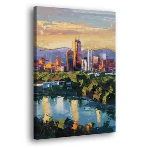 Ashland Skyline at Sunset - Canvas Wall Art