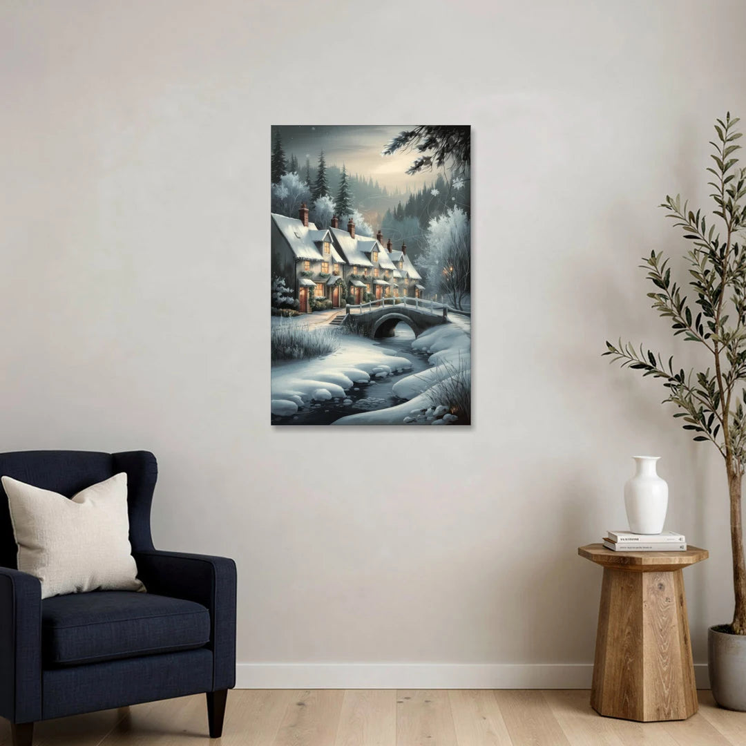 Ashland Winter Wonderland - Canvas Wall Art - Sofa - 24x36