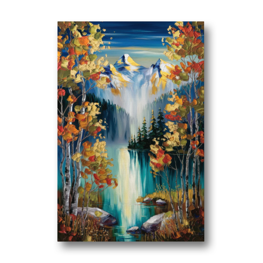 Aspen Alpine Serenity - Canvas Wall Art - Front