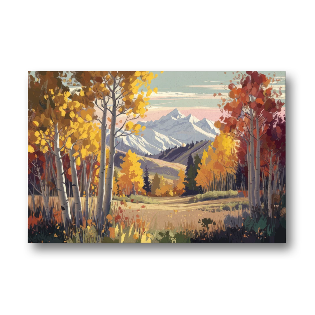 Aspen Majestic Landscape - Canvas Wall Art - Front