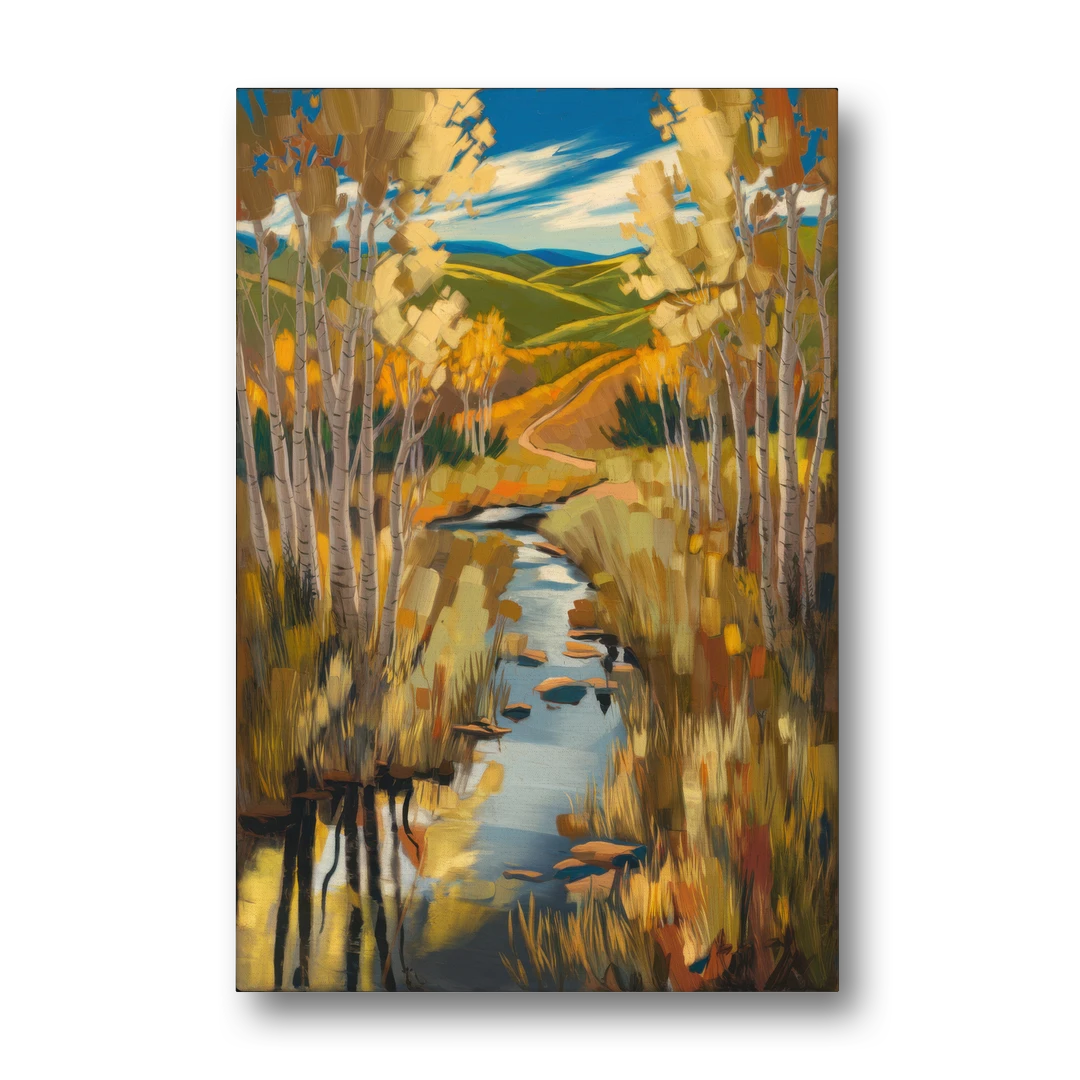 Aspen Nature Escape - Canvas Wall Art - Front