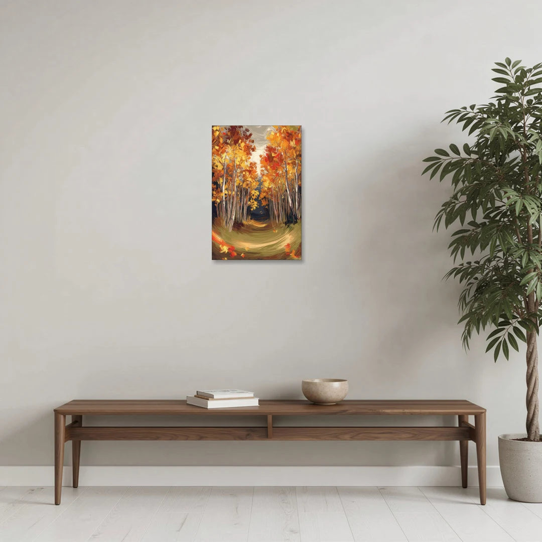 Aspen Quaking Leaves - Canvas Wall Art - Coffee Table - 16x24