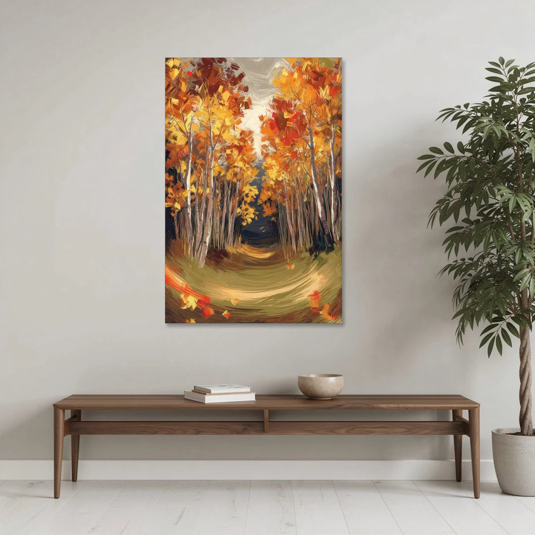 Aspen Quaking Leaves - Canvas Wall Art - Coffee Table - 32x48