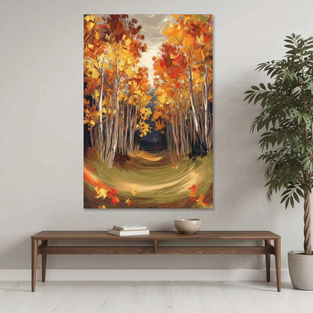 Aspen Quaking Leaves - Canvas Wall Art - Coffee Table - 40x60