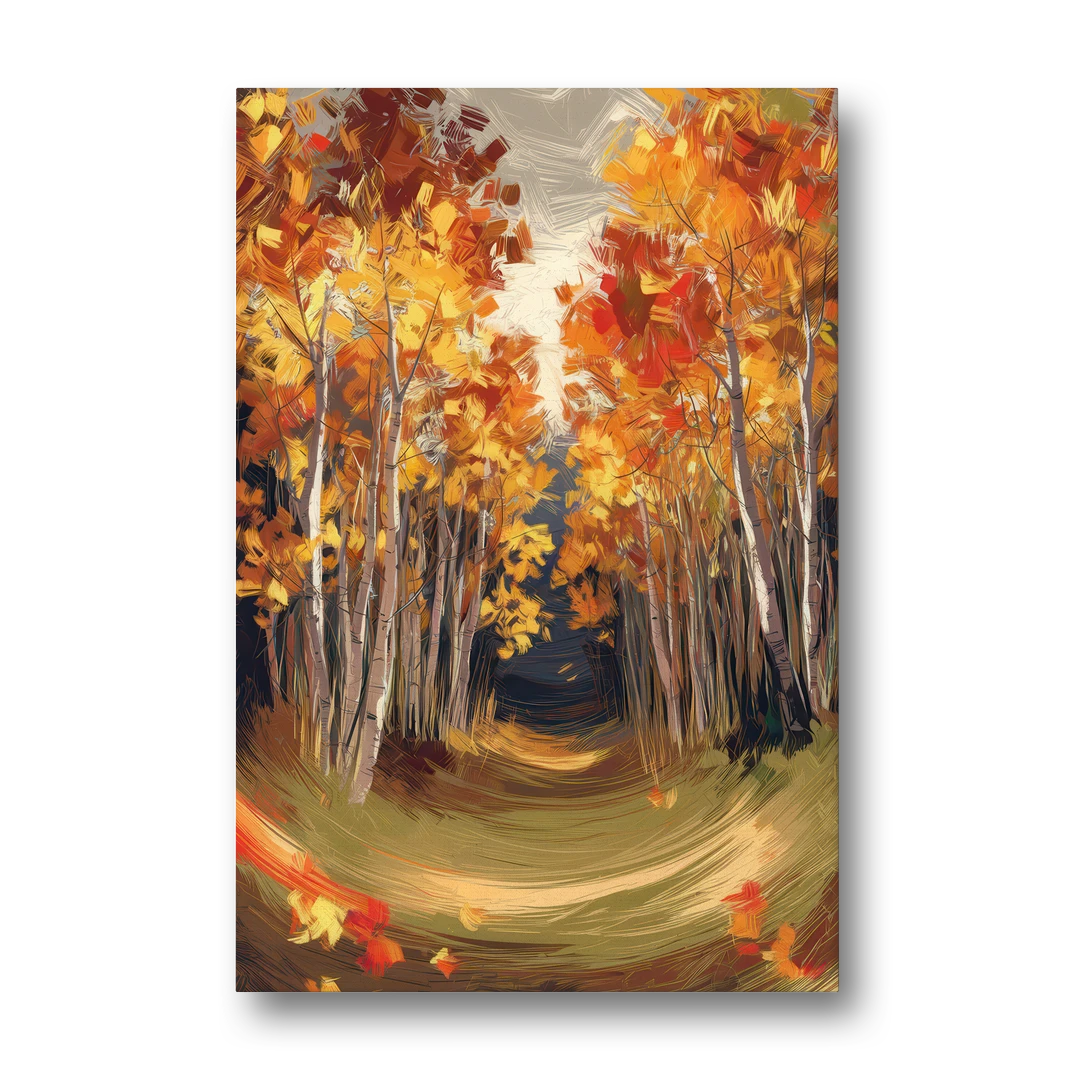 Aspen Quaking Leaves - Canvas Wall Art - Front