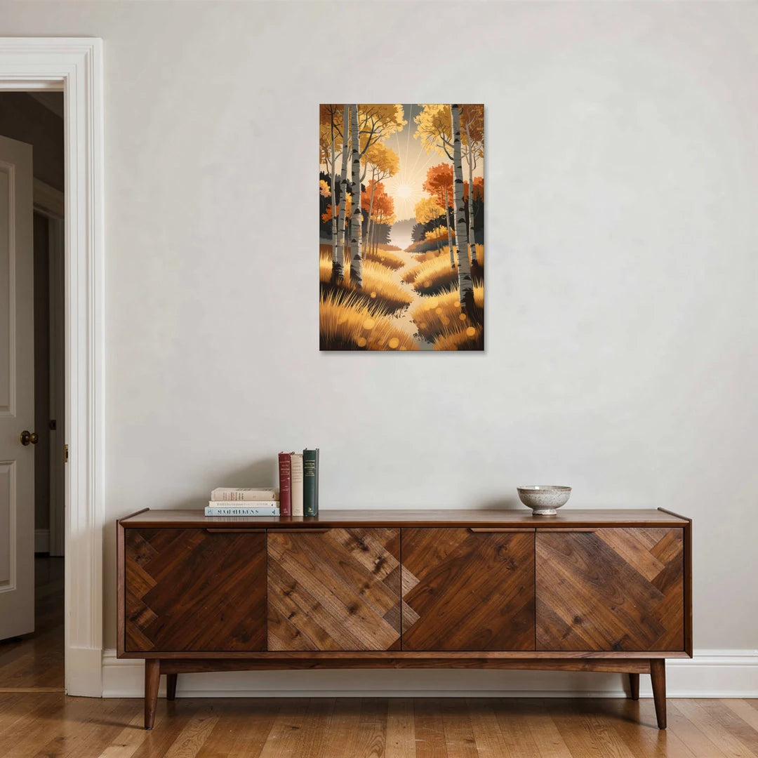 Aspen Sunrise Glow - Canvas Wall Art - Coffee Table - 24x36