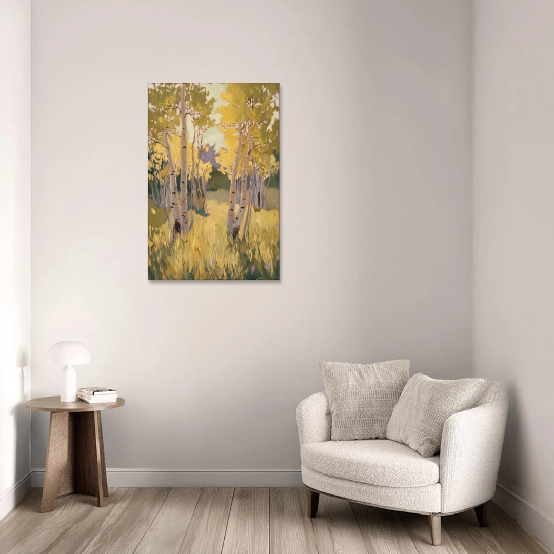 Aspen Tranquility - Canvas Wall Art - Sofa - 24x36