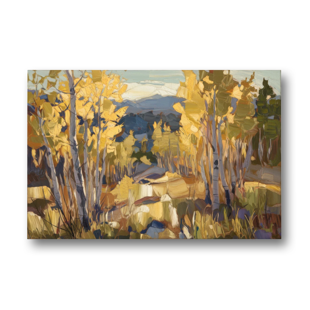 Aspen Wilderness Beauty - Canvas Wall Art - Front