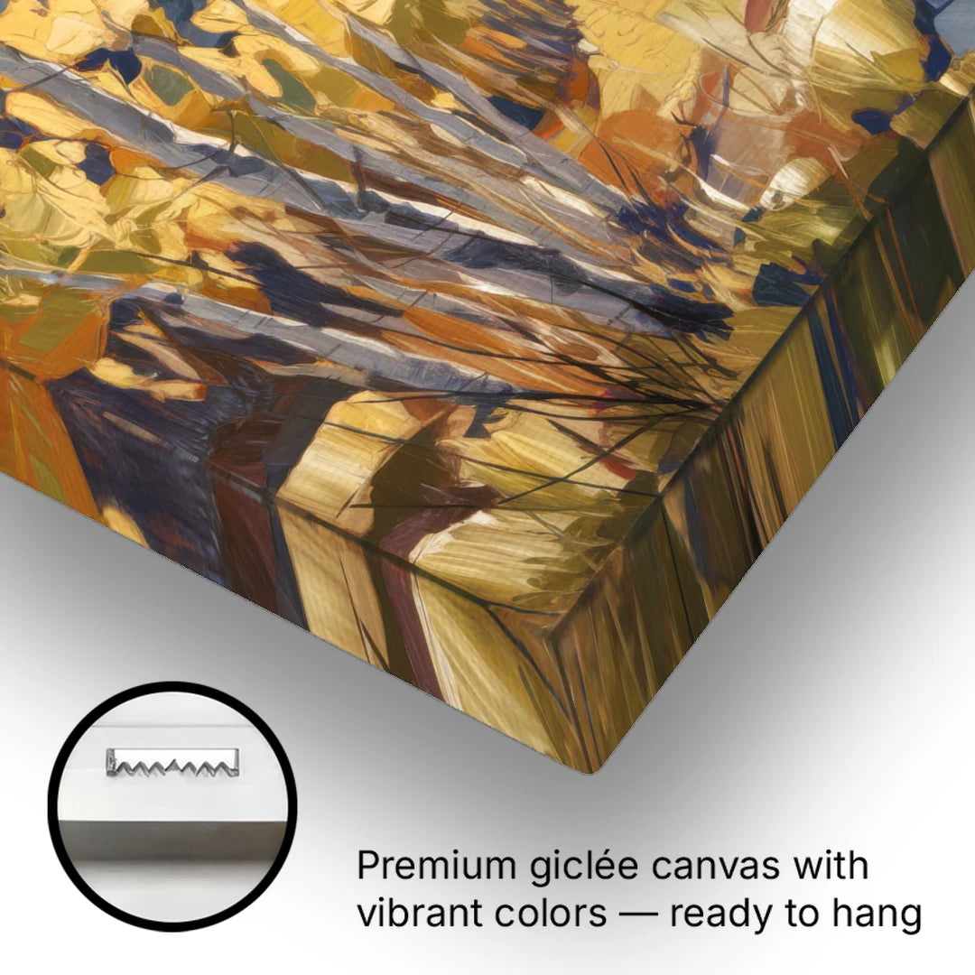 Aspen Wilderness Beauty - Canvas Wall Art - Gallery Wrap Corner
