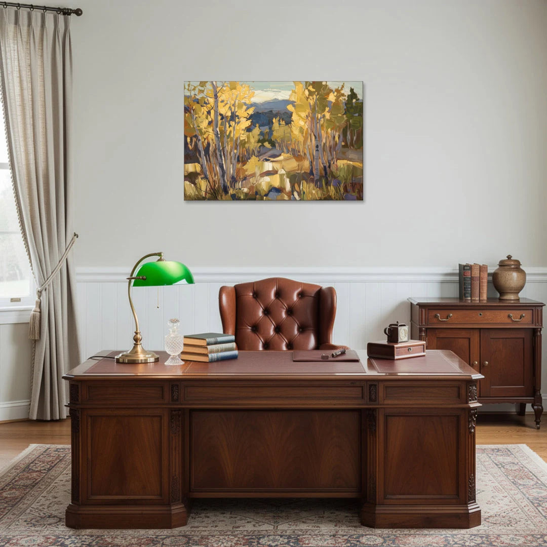 Aspen Wilderness Beauty - Canvas Wall Art - Office - 36x24