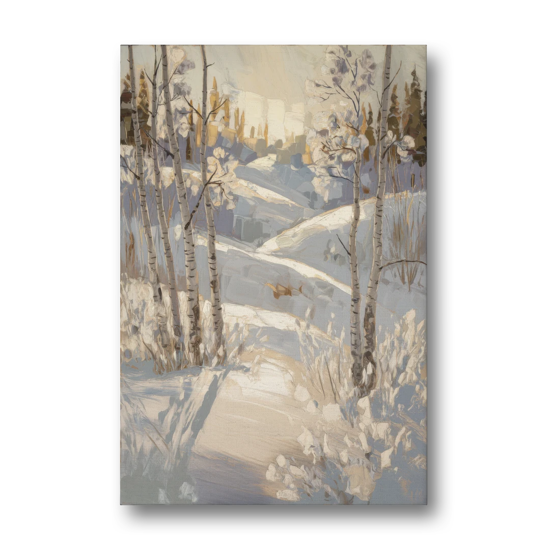 Aspen Winter Wonderland - Canvas Wall Art - Front