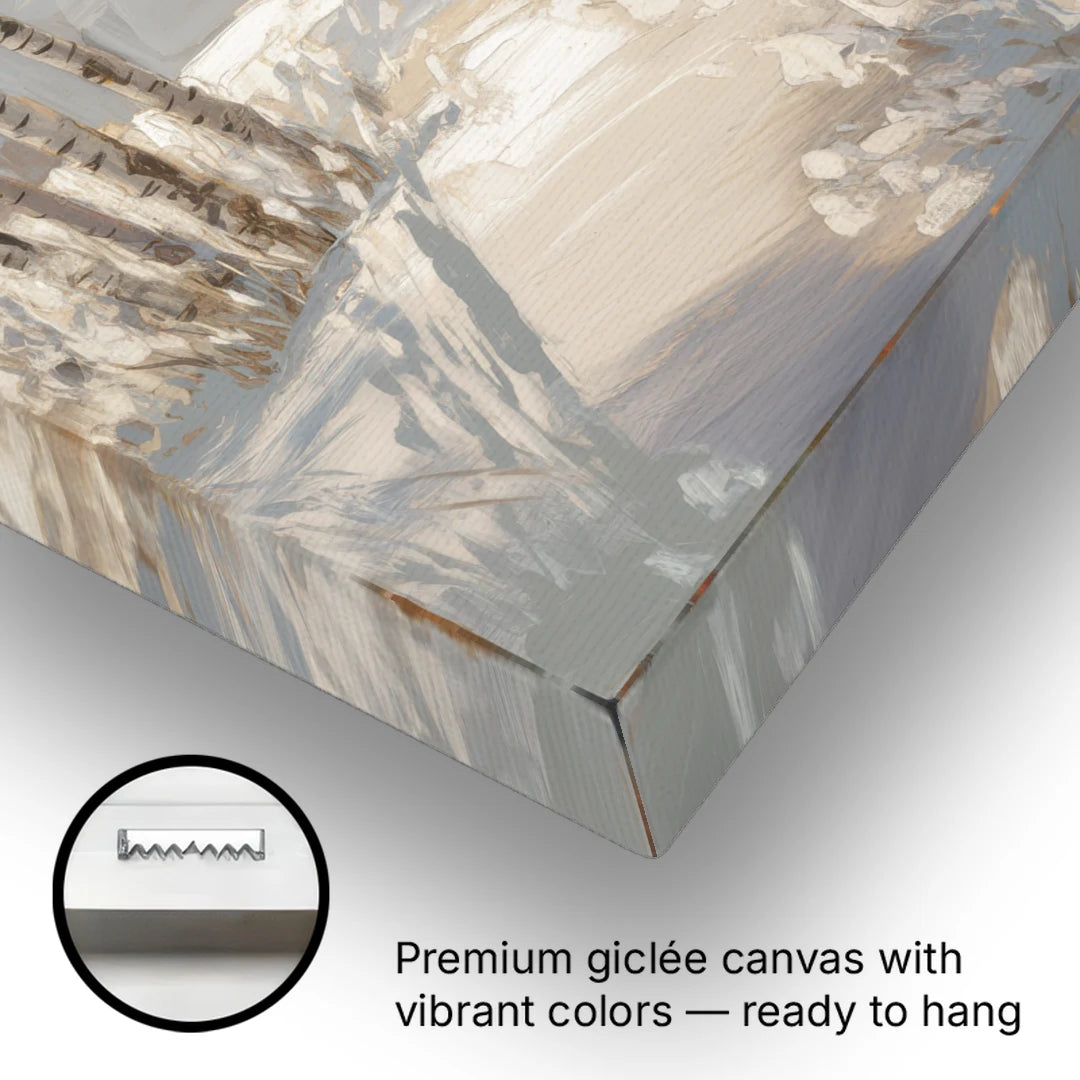 Aspen Winter Wonderland - Canvas Wall Art - Gallery Wrap Corner