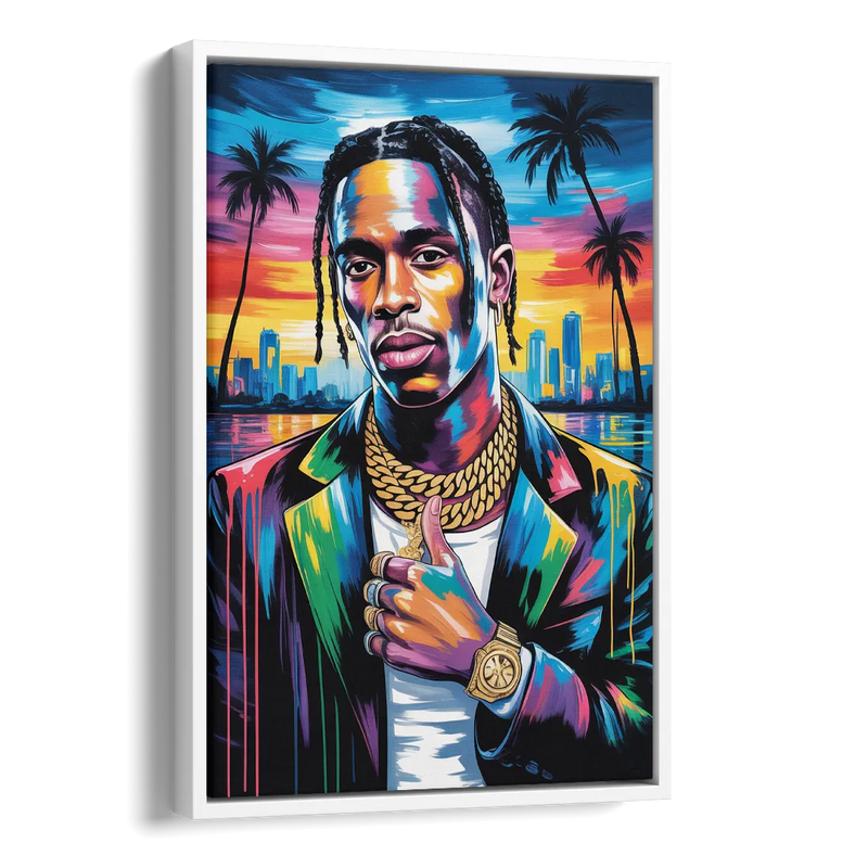 Astro Vision 2.0 Side - White Canvas Wall Art