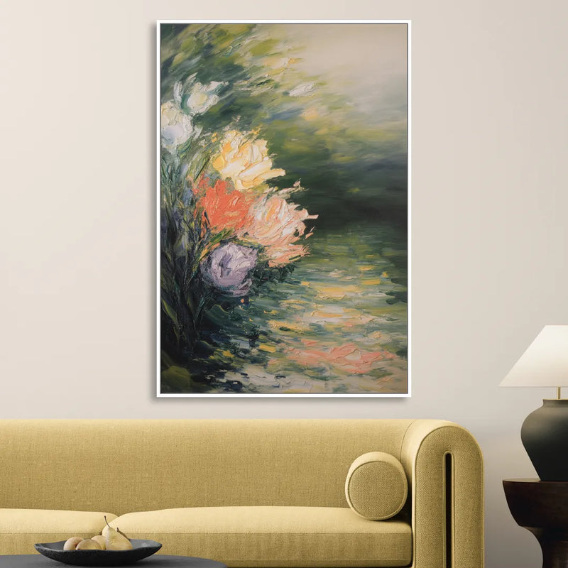 Ateneum Artistry Living Room - White Canvas Wall Art