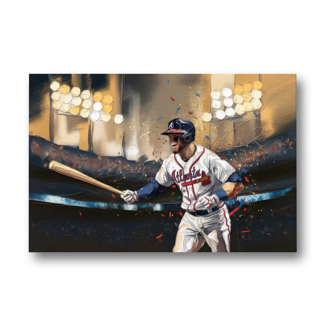 Atlanta Braves World Series Celebration - Canvas Wall Art - Front