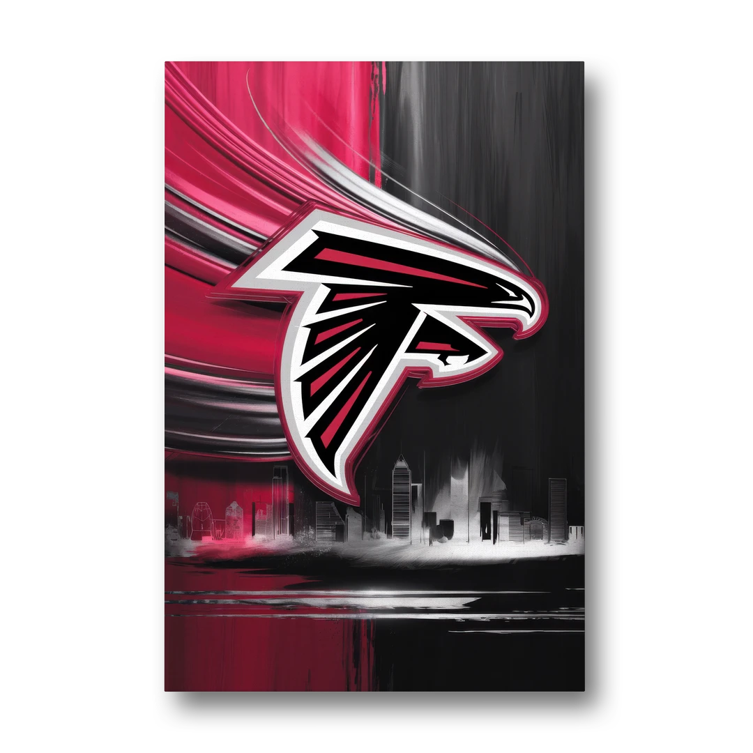 Atlanta Falcons Fans Tribute - Canvas Wall Art - Front