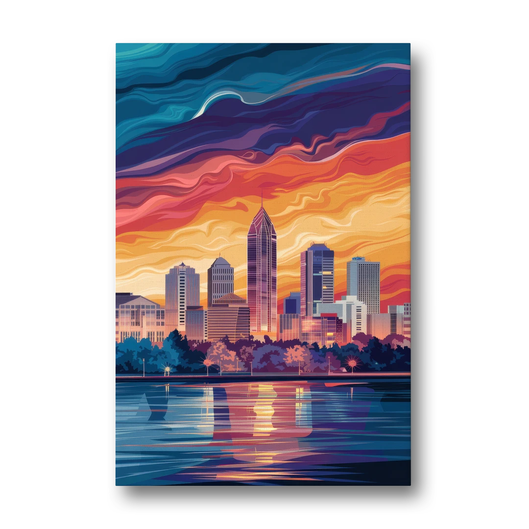 Atlanta Street Photography - Canvas Wall Art - Front