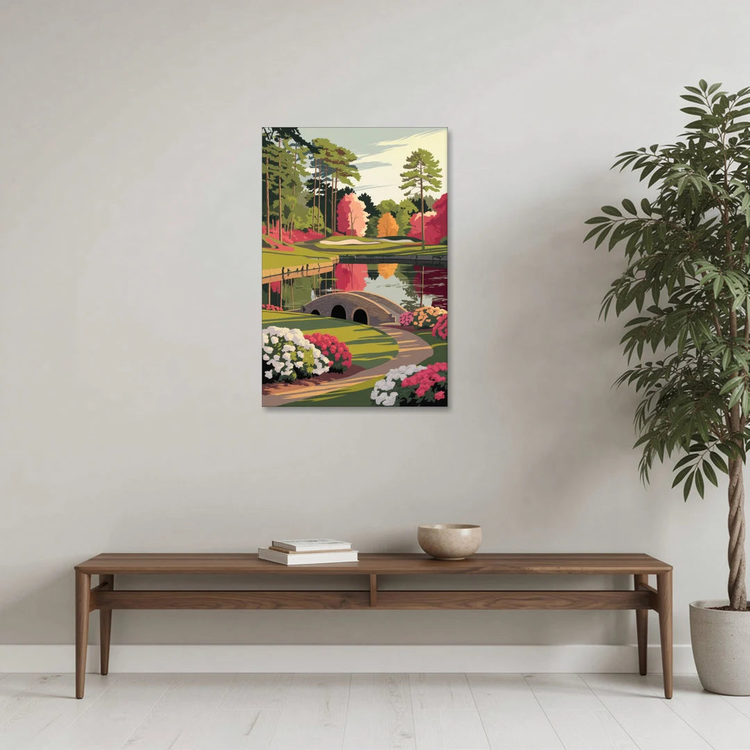 Augusta Golf Heritage Tribute - Canvas Wall Art - Coffee Table - 24x36
