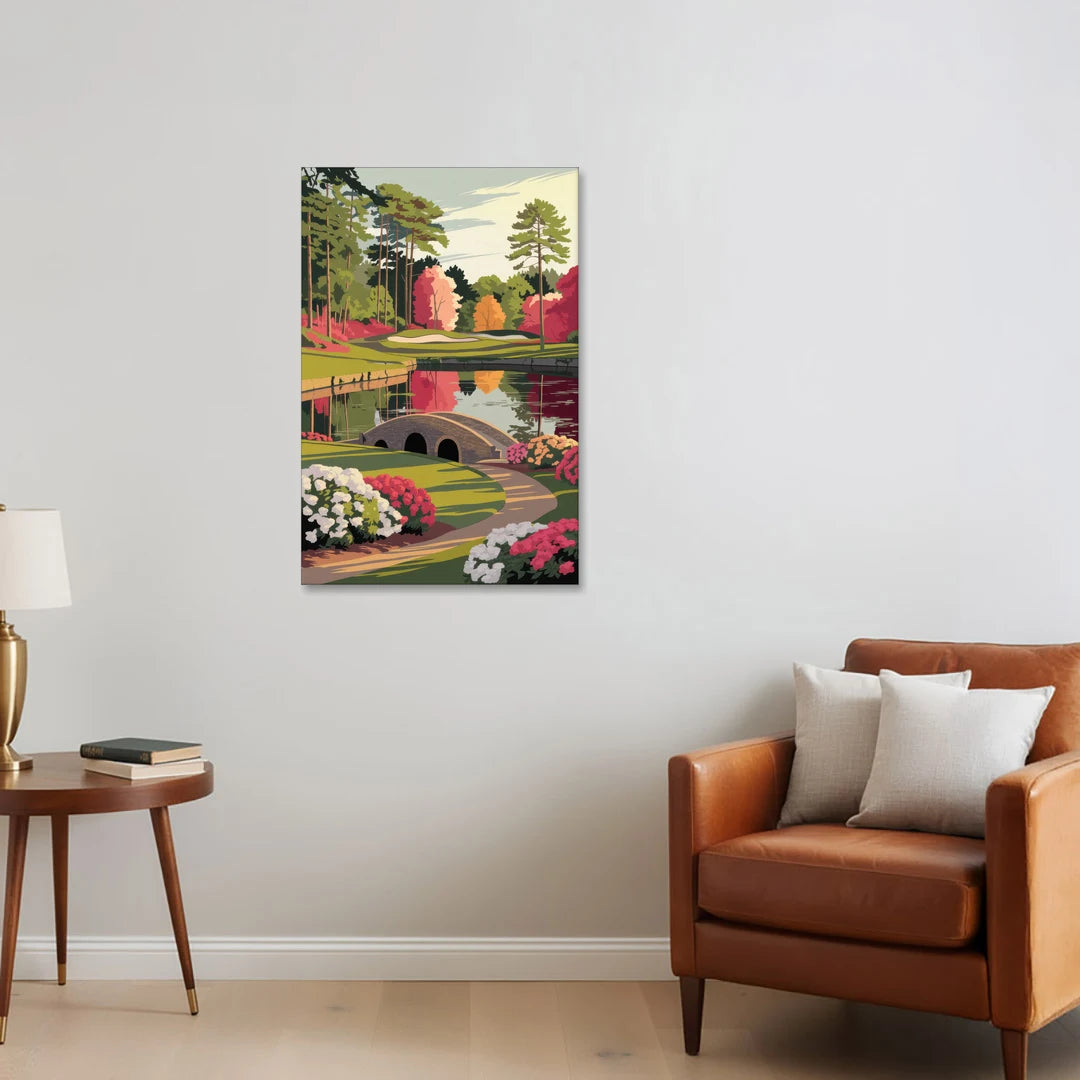 Augusta Golf Heritage Tribute - Canvas Wall Art - Sofa - 24x36
