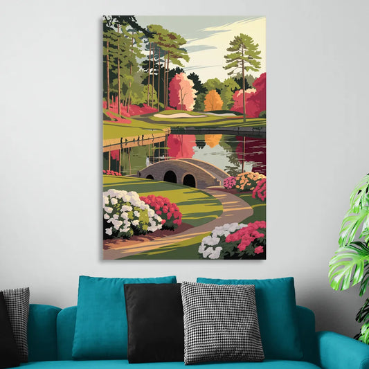 Augusta Golf Heritage Tribute Living Room - Canvas Wall Art