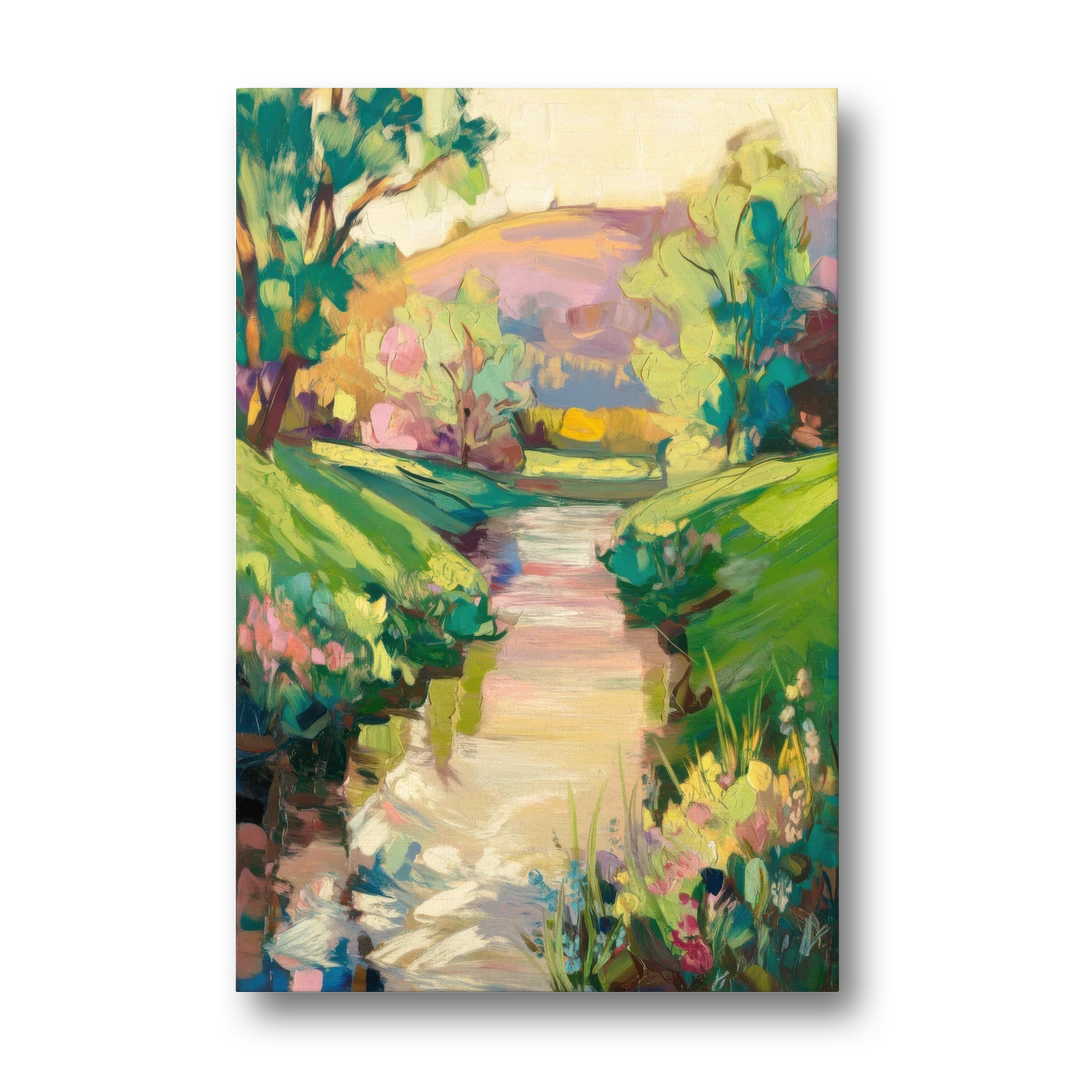 Augusta Serene Riverfront - Canvas Wall Art - Front