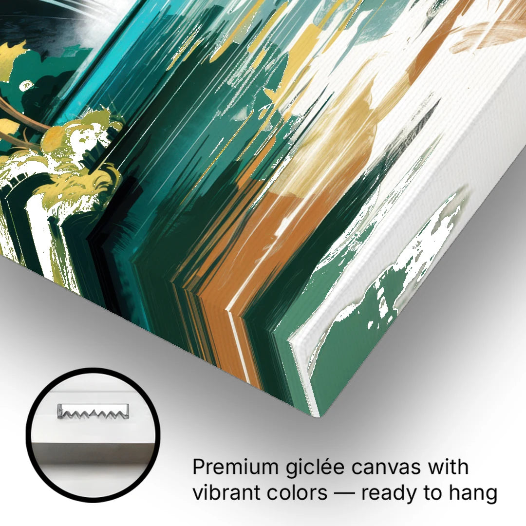 Austin Barton Springs Serenity - Canvas Wall Art - Gallery Wrap Corner