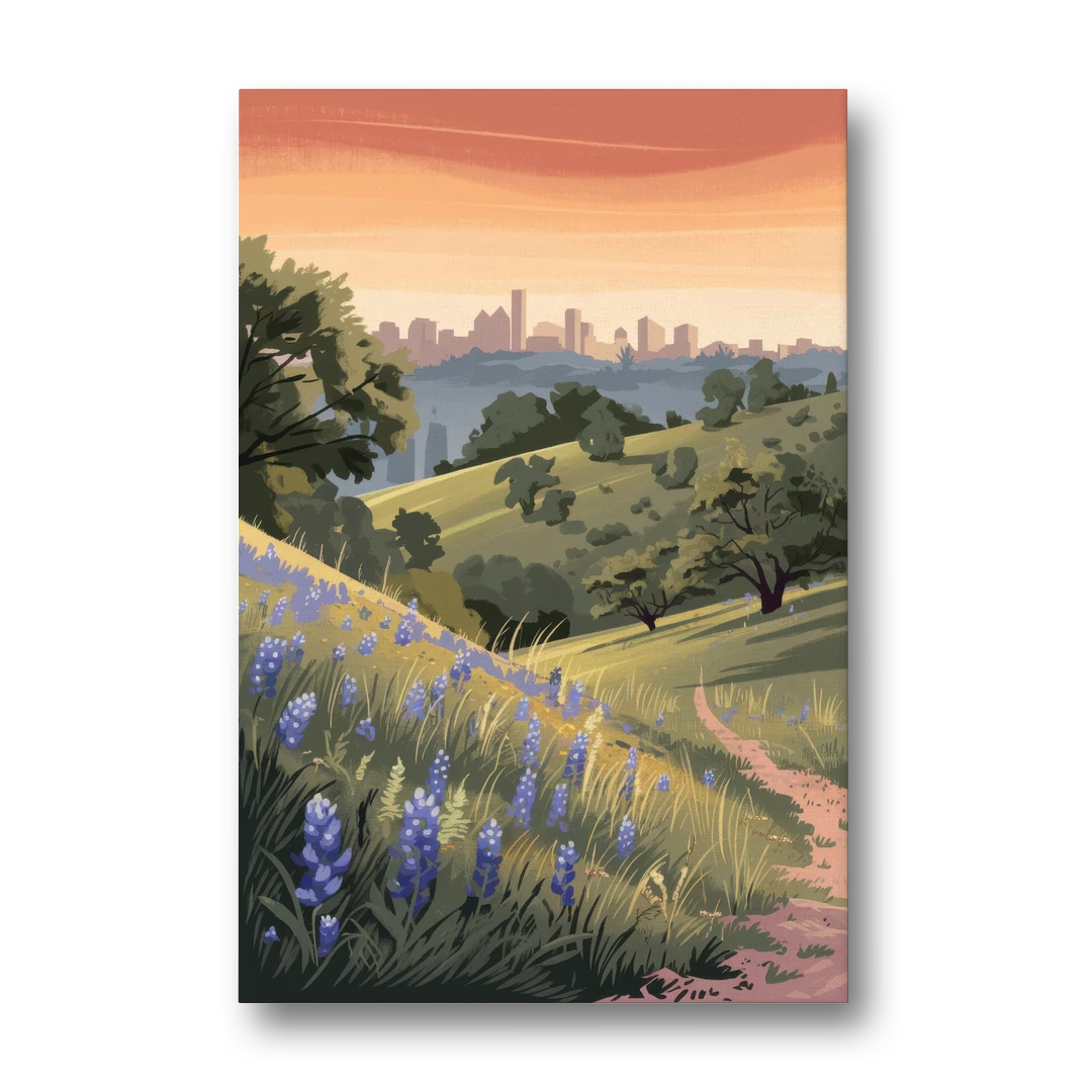 Austin Texas Hill Country - Canvas Wall Art - Front