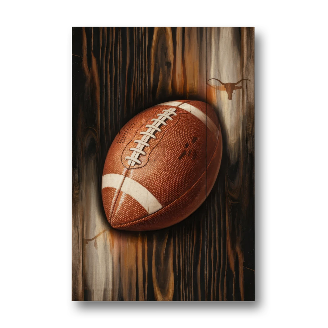 Austin UT Football Energy - Canvas Wall Art - Front
