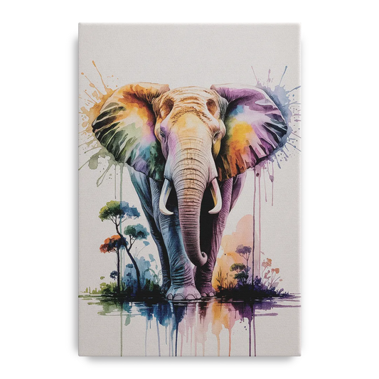 Authentic Elephant Homeland - Canvas Wall Art