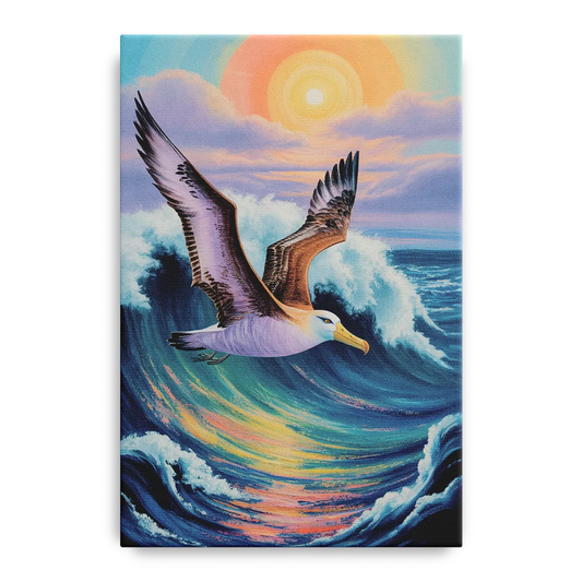 Awe-Inspiring Albatross Ascend - Canvas Wall Art