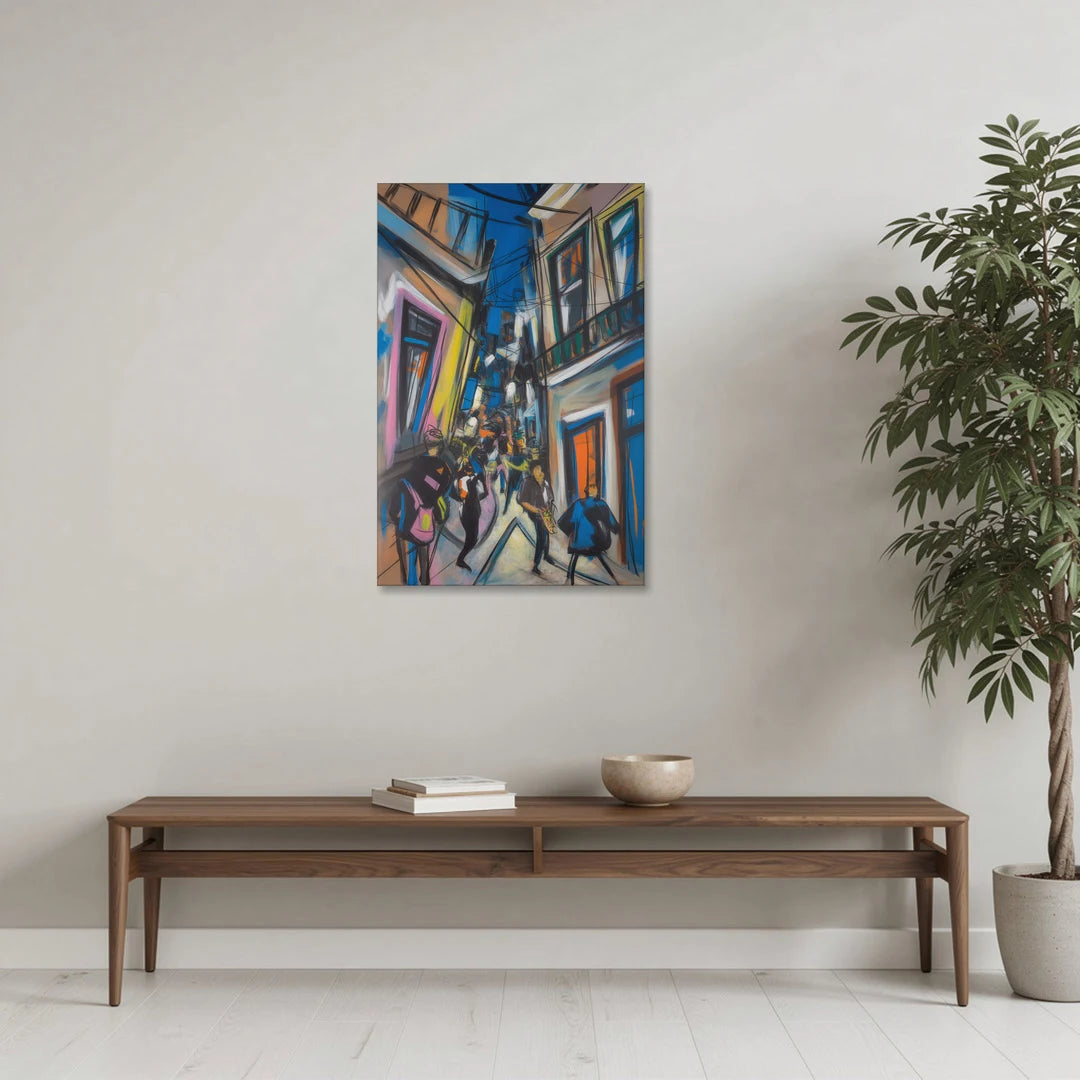 Bairro Alto Vibes - Canvas Wall Art - Coffee Table - 24x36