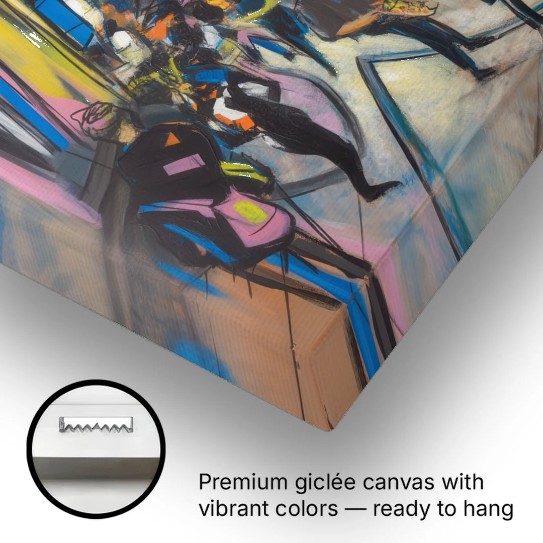 Bairro Alto Vibes - Canvas Wall Art - Gallery Wrap Corner