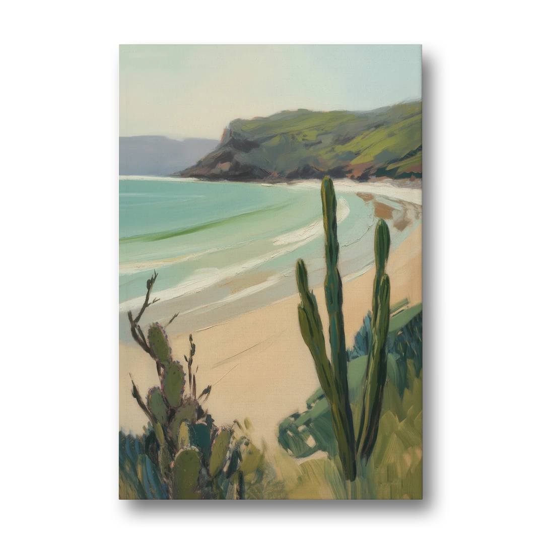 Balandra Beach Bay - Canvas Wall Art - Front