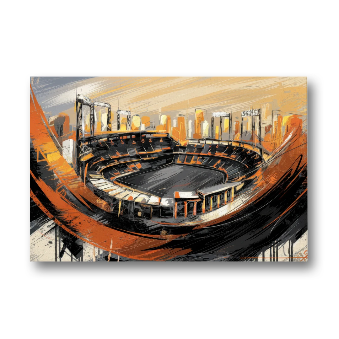 Baltimore Orioles Team Spirit - Canvas Wall Art - Front