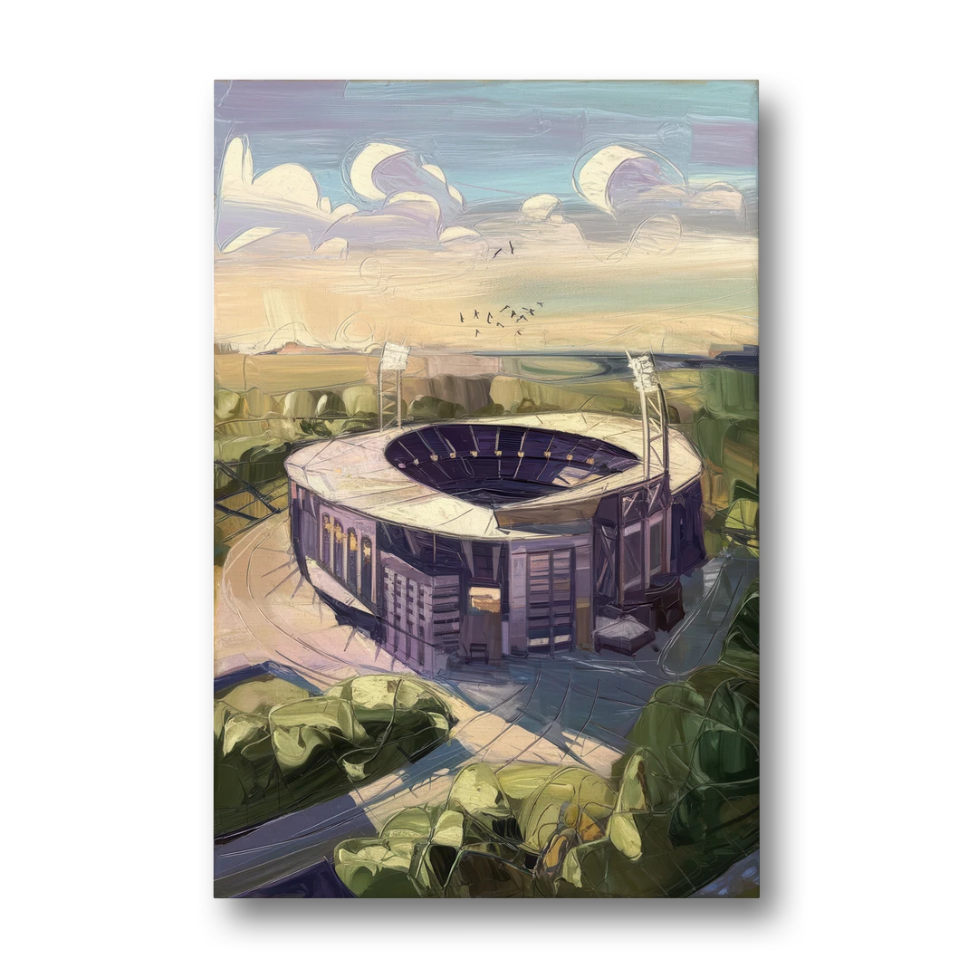 Baltimore Ravens Stadium View - Canvas Wall Art - Front