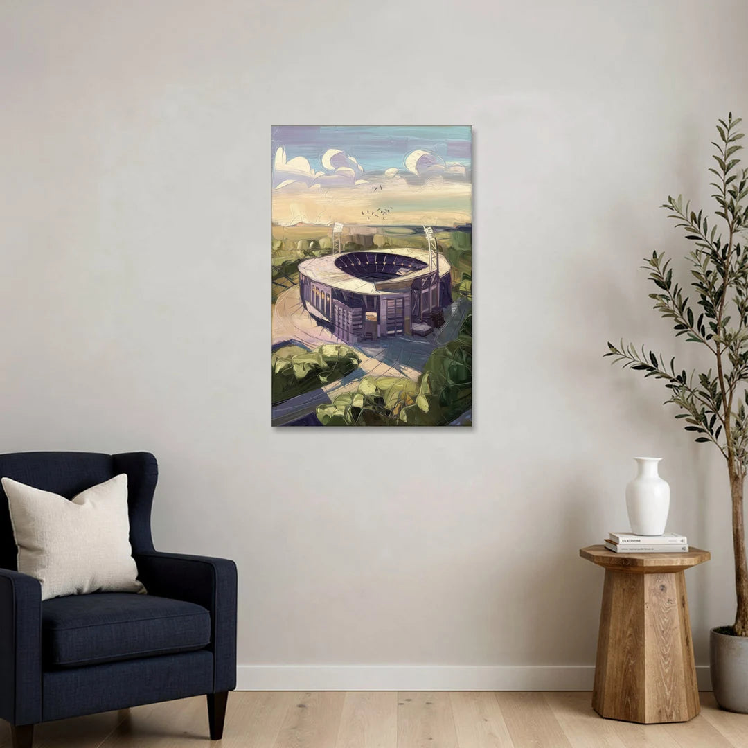 Baltimore Ravens Stadium View - Canvas Wall Art - Sofa - 24x36