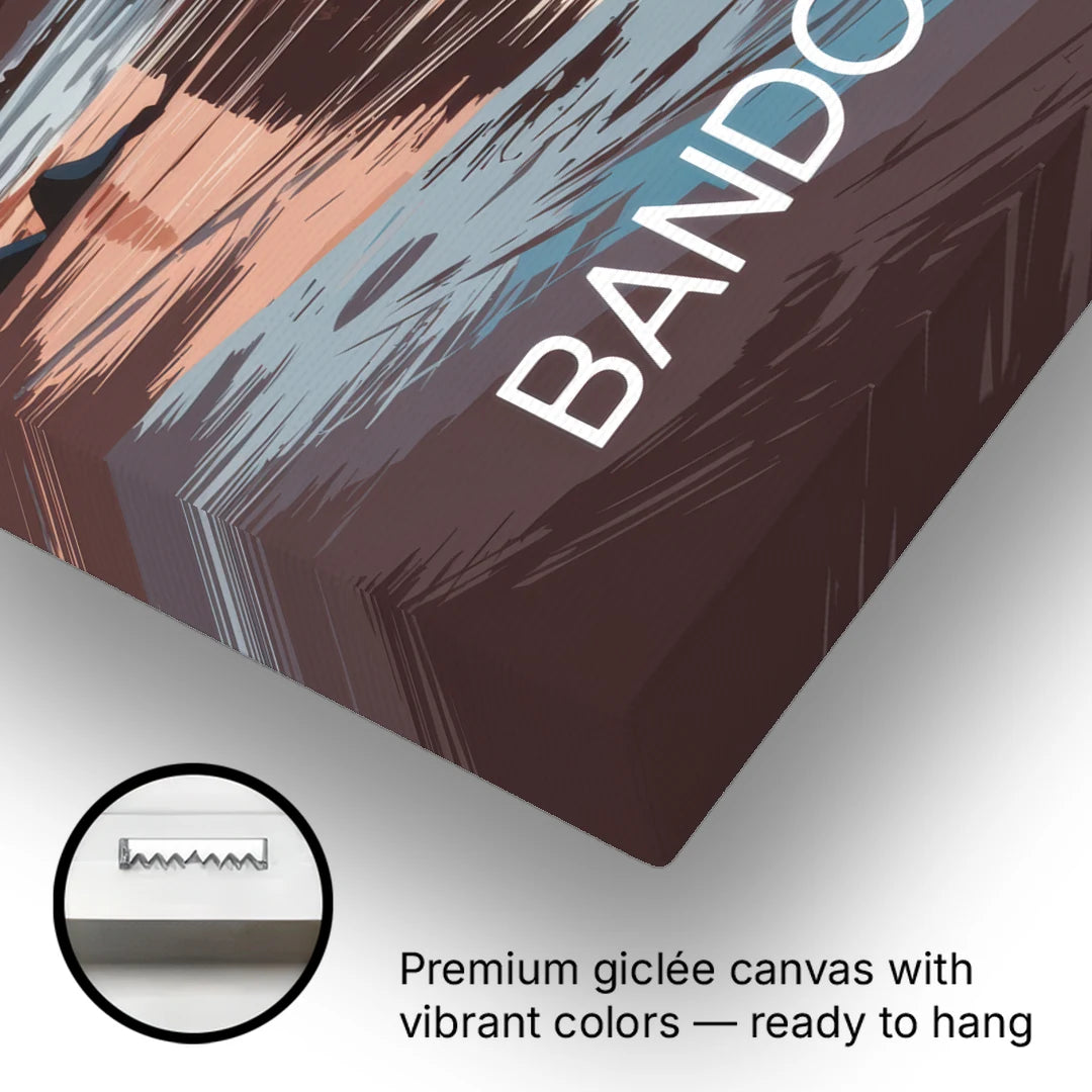 Bandon Coastal Sunset - Canvas Wall Art - Gallery Wrap Corner