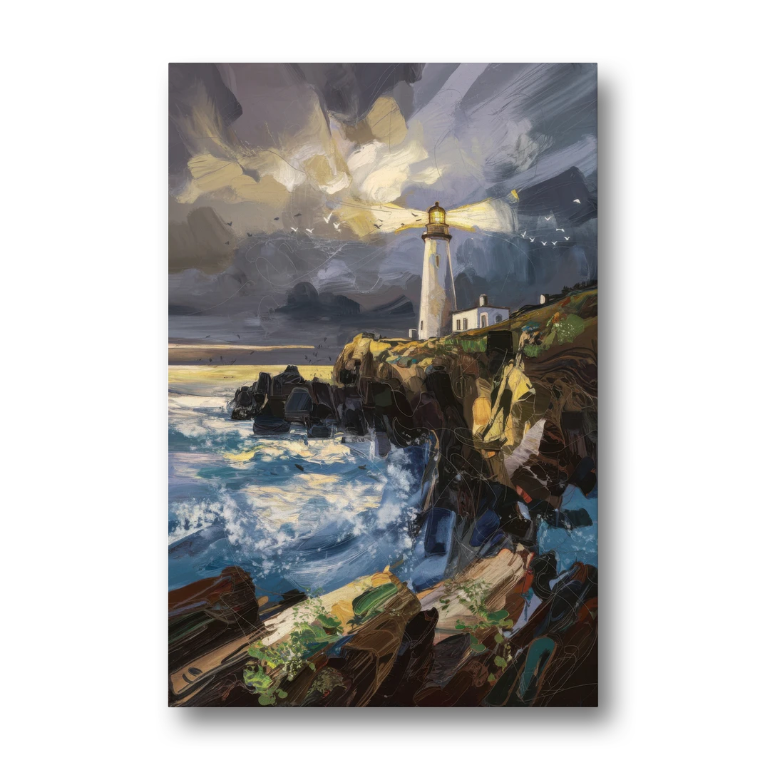 Bandon Lighthouse View - Canvas Wall Art - Front