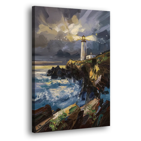 Bandon Lighthouse View - Canvas Wall Art