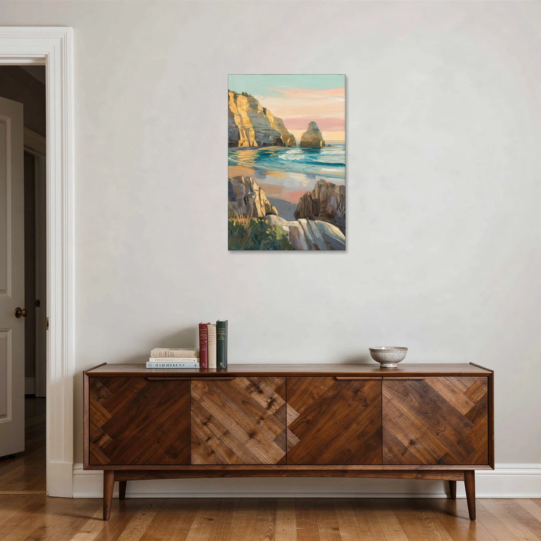 Bandon Ocean Cliffs - Canvas Wall Art - Coffee Table - 24x36