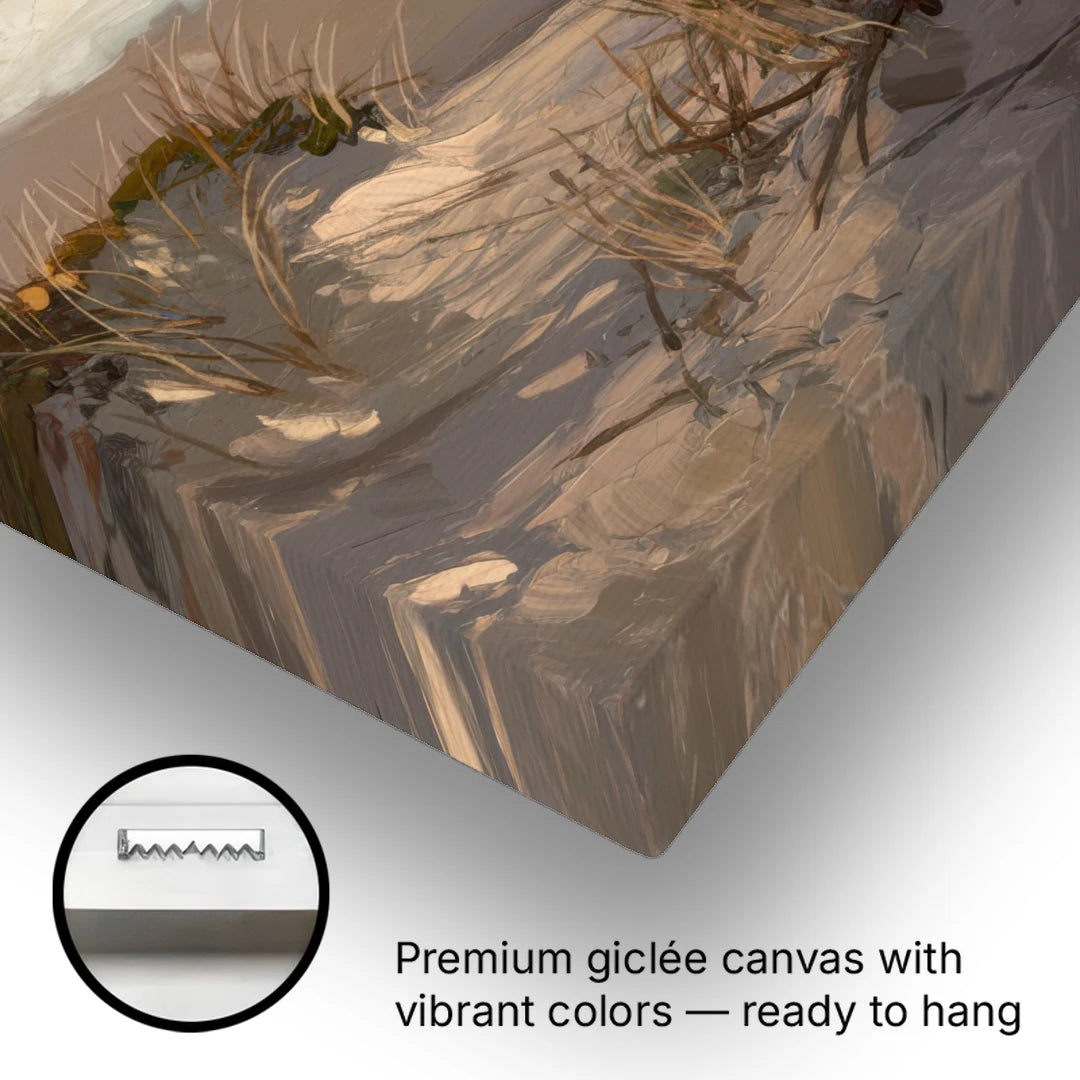 Bandon Pacific Coast - Canvas Wall Art - Gallery Wrap Corner