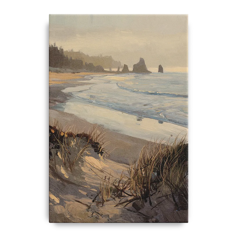 Bandon Pacific Coast Front - Canvas Wall Art