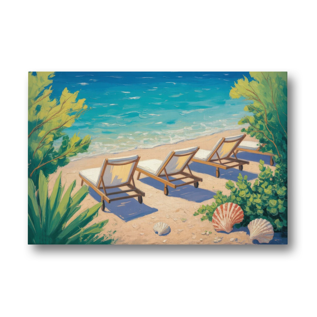 Banje Beach Bliss - Canvas Wall Art - Front