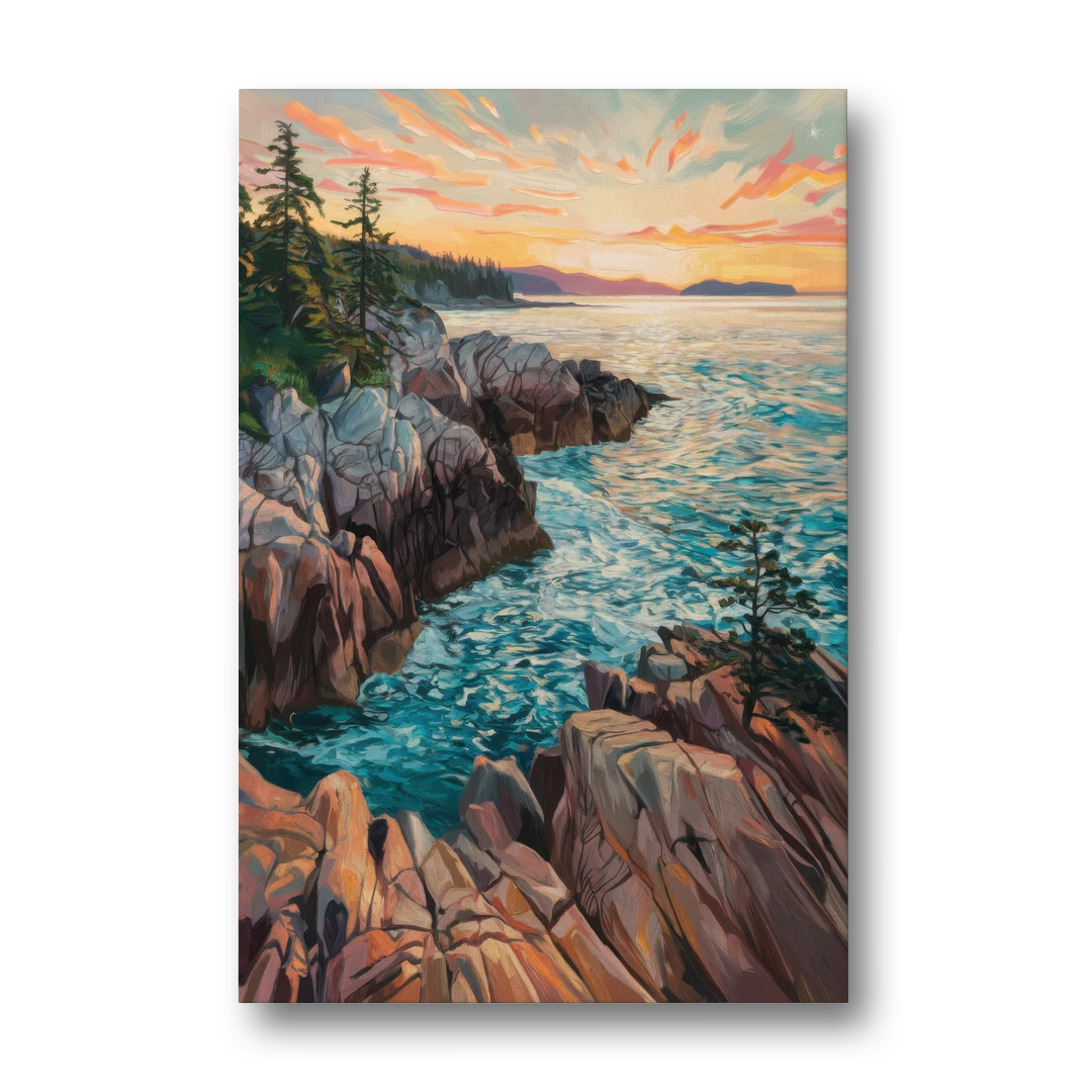 Bar Harbor Acadia National Park - Canvas Wall Art - Front